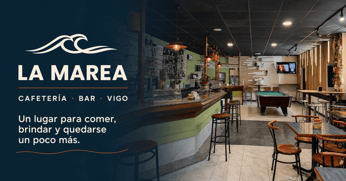 Full-page screenshot of the La Marea website